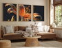 Wallity Huhu221 Cuadro Decorativo Enmarcado 50 x 70 cm (3 Piezas)